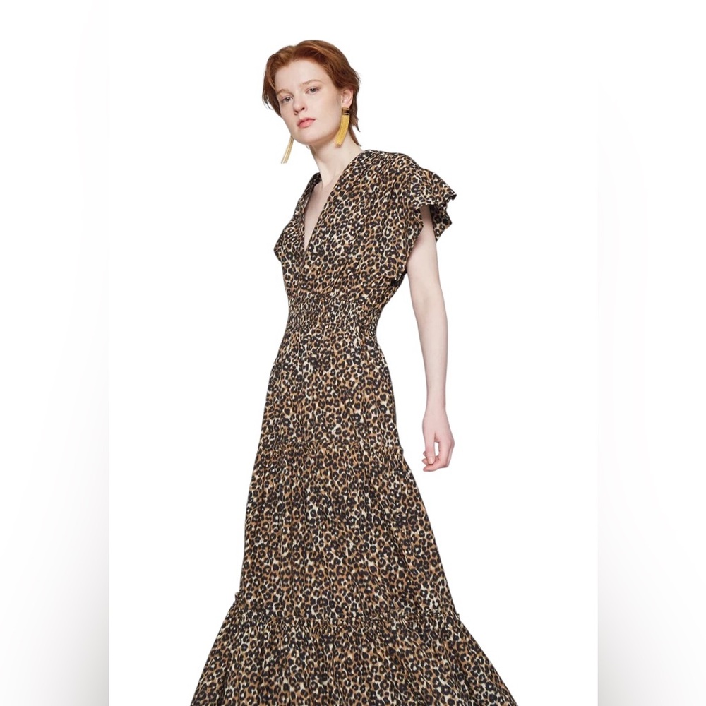 Pinko Womenâs Leopard Maxiâ Dress